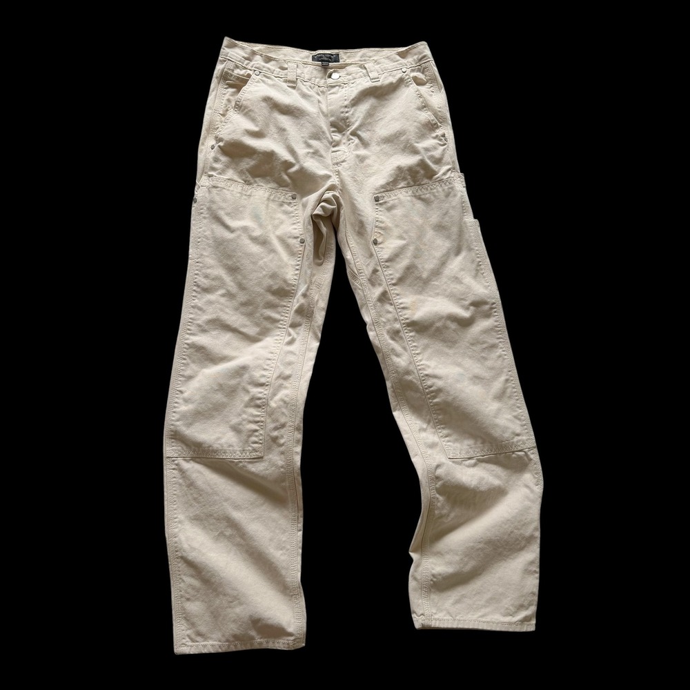 Banana Republic Straight Carpenter Pant Ecru Off White 32x34 S/409616